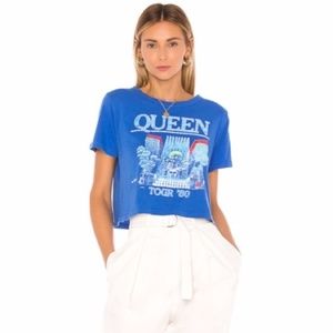 Daydreamer Royal Blue Queen Tour Crop Top